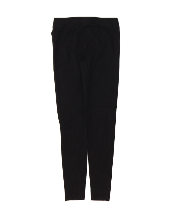 FILA Womens Graphic Leggings UK 12 Medium Black Cotton Vintage Fila and Second-Hand Fila from Messina Hembry 