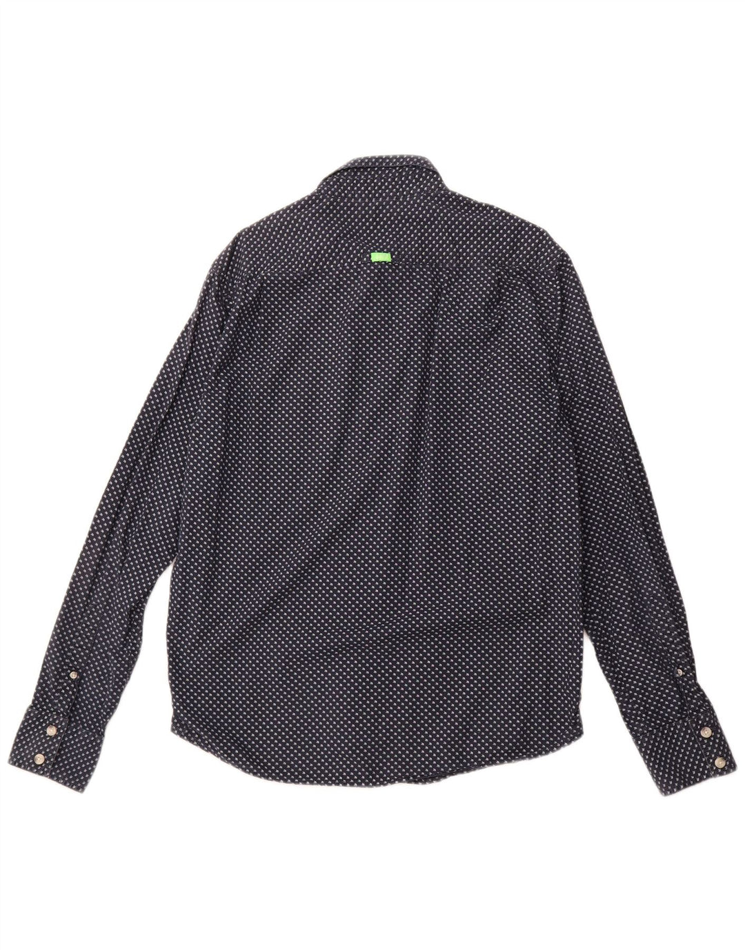 SUPERDRY Mens Graphic Shirt 2XL Navy Blue Spotted