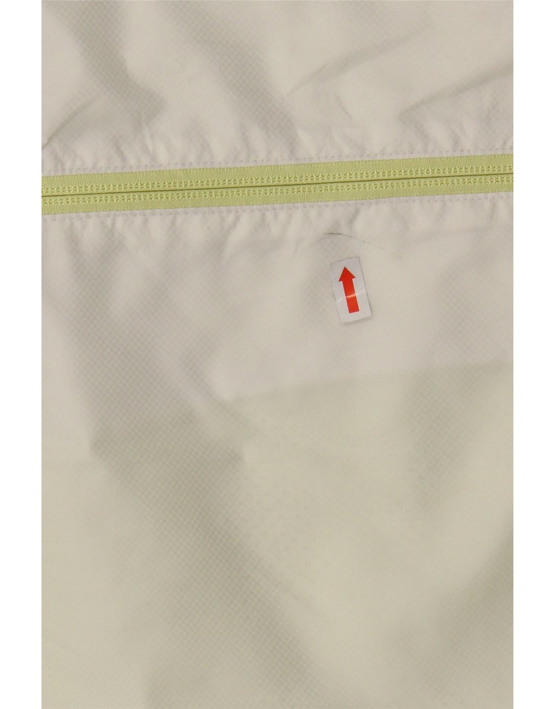 ADIDAS Girls Hooded Rain Jacket 11-12 Years White Polyester