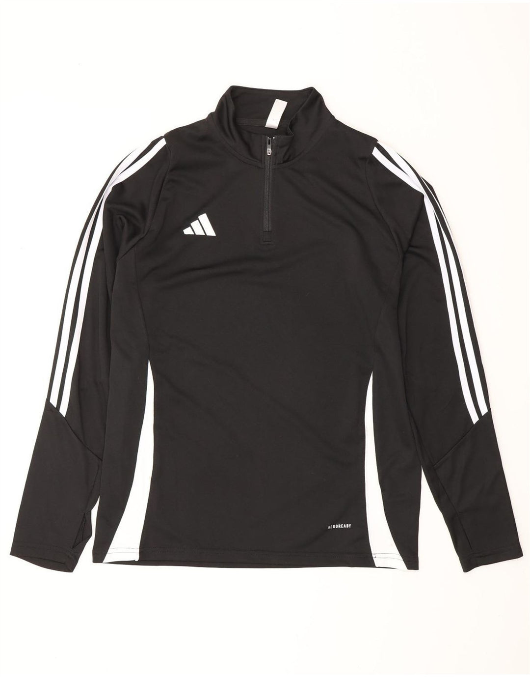 ADIDAS Mens Aeroready Pullover Tracksuit Top Large Black Colourblock