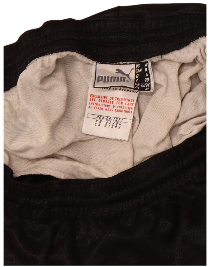PUMA Mens Sport Shorts Medium  Black Polyester