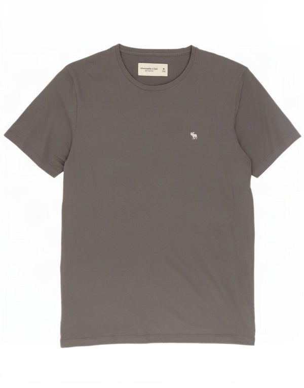 Abercrombie & Fitch Mens T-Shirt Top Medium Grey Cotton