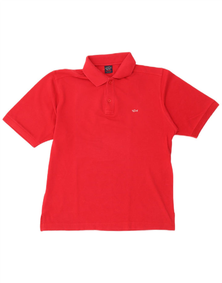 Paul & Shark Mens Yachting Polo Shirt Small Red