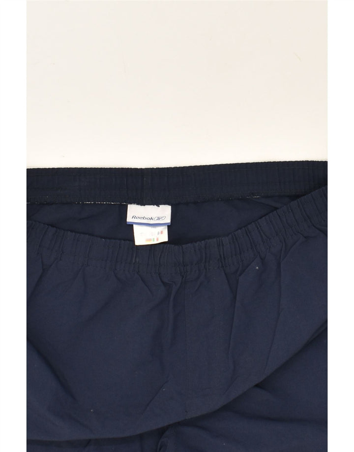 REEBOK Mens Sport Shorts Medium Navy Blue Vintage Reebok and Second-Hand Reebok from Messina Hembry 
