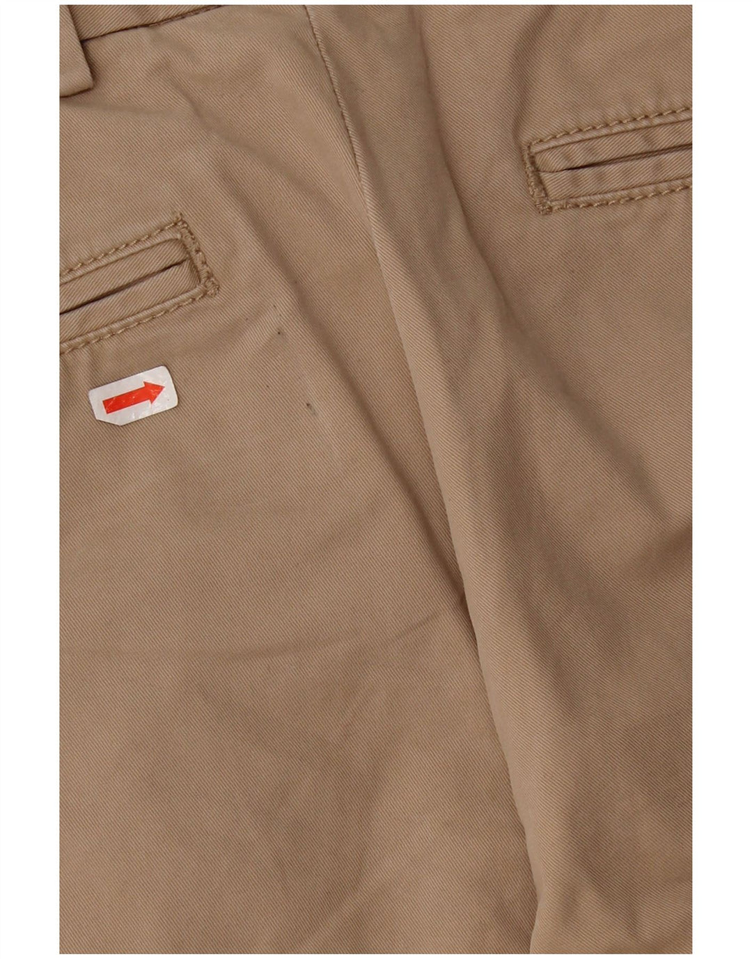 Tommy Hilfiger Mens Straight Chino Trousers W34 L34 Beige