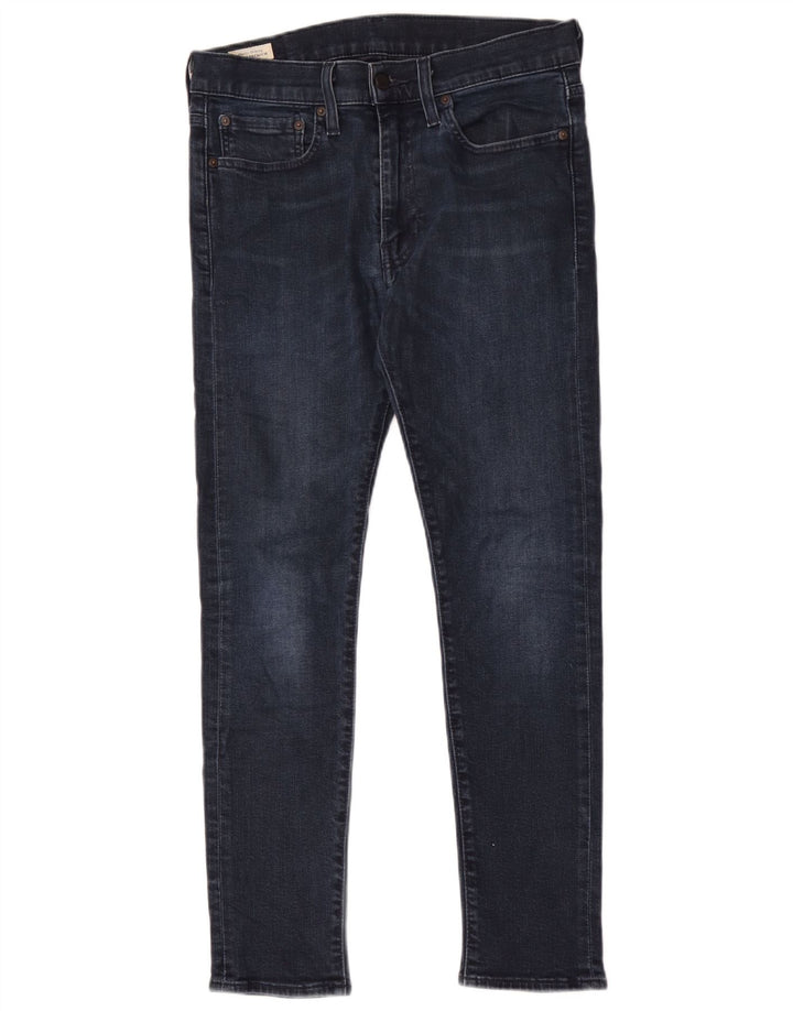 Levi's Mens Slim Jeans W32 L30 Navy Blue Cotton