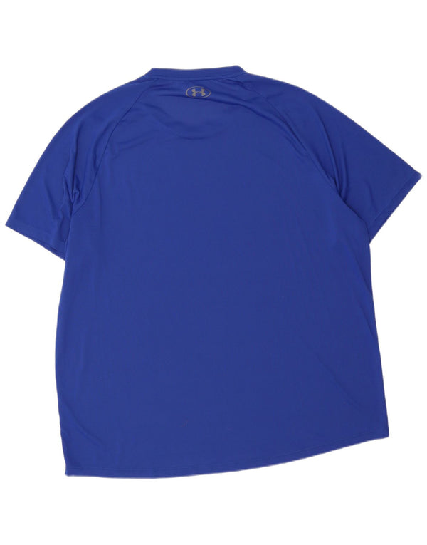 Under Armour Mens T-Shirt Top 2XL Blue