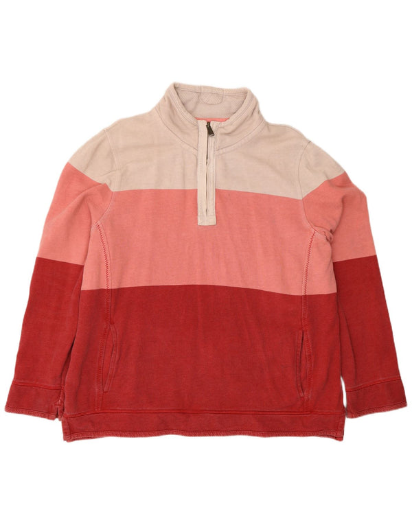 Fat Face Womens Sweatshirt Jumper UK 18 XL Multicoloured Colourblock