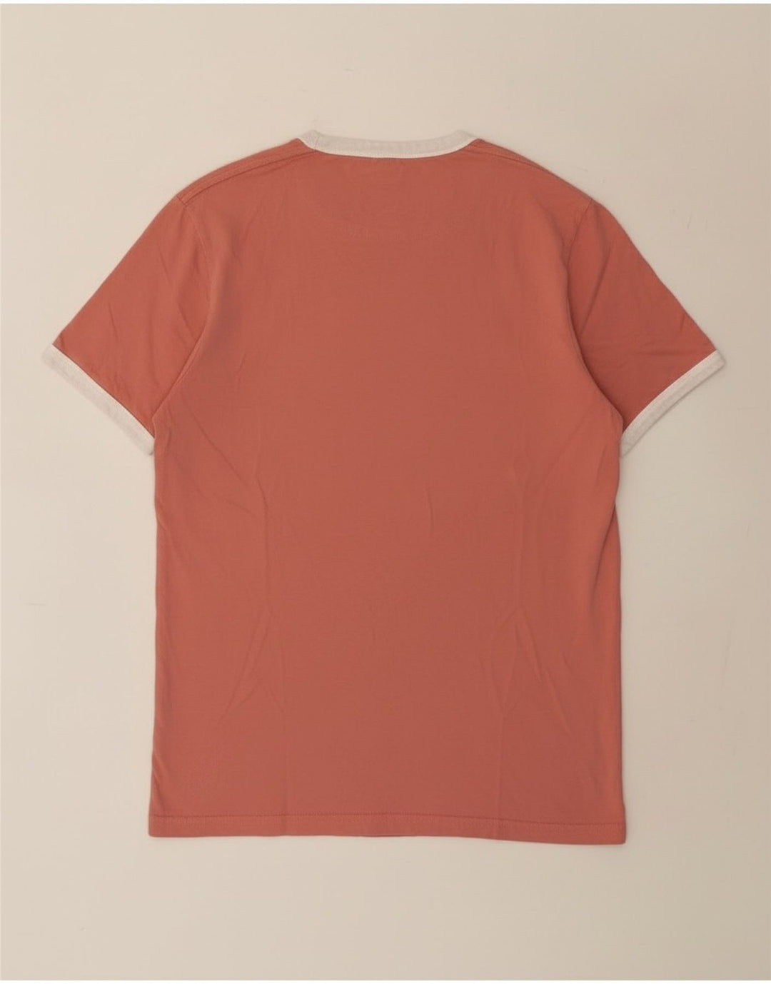 Lyle & Scott Mens T-Shirt Top Small Pink Cotton