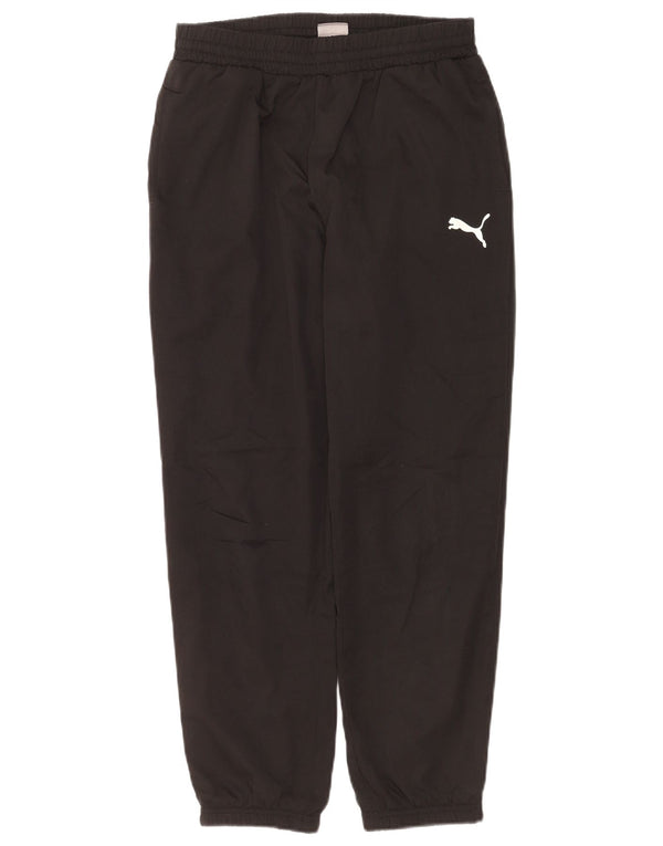 Puma Womens Tracksuit Trousers Joggers UK 10 Small Black Nylon
