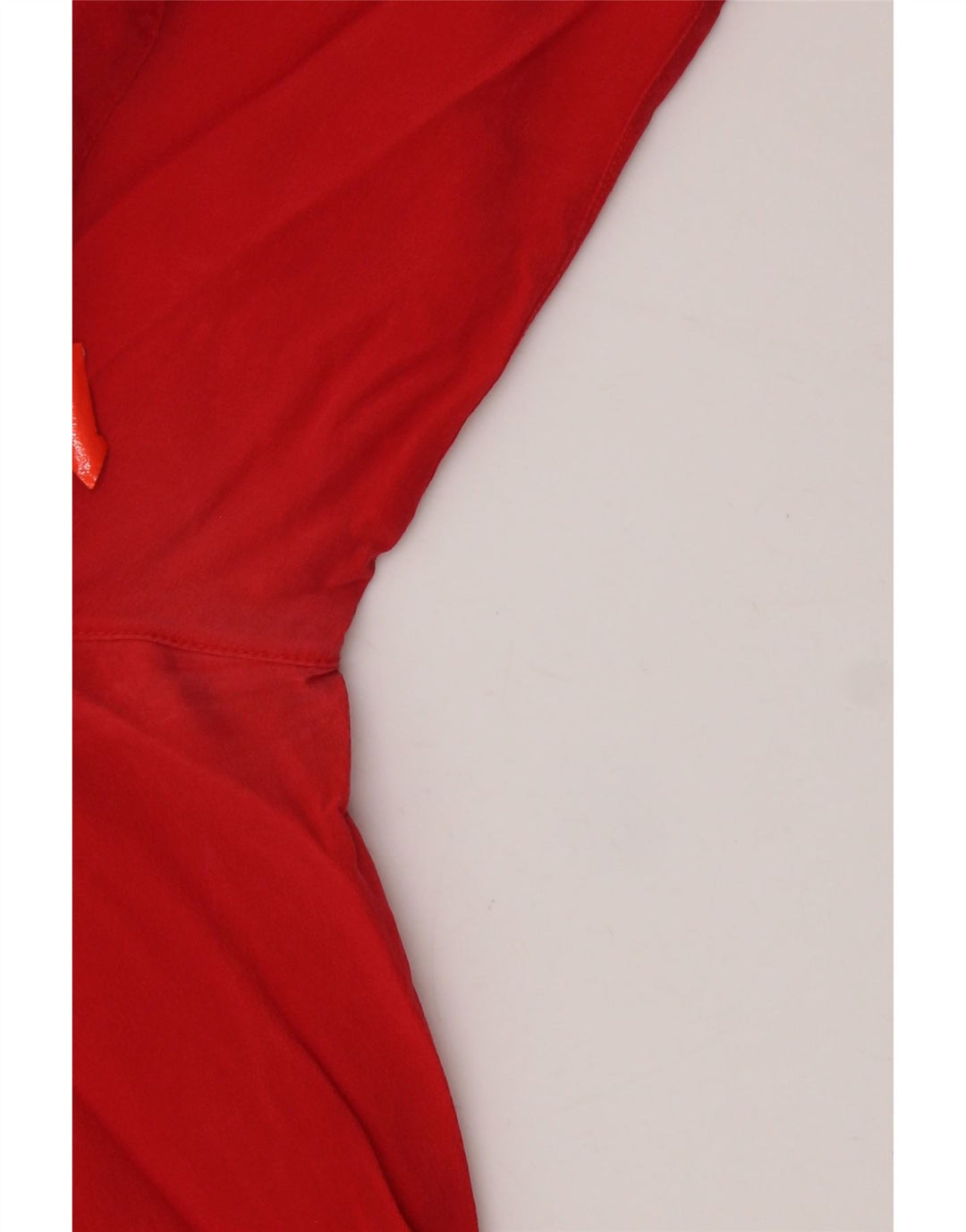 Andrea Mare Womens Shirt Blouse UK 16 Large Red Silk