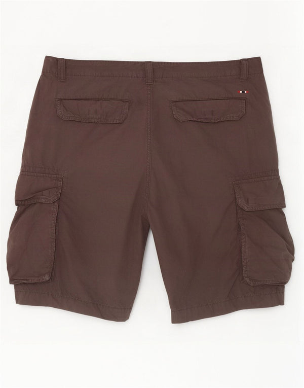 Napapijri Mens Cargo Shorts W32 Large Grey Cotton