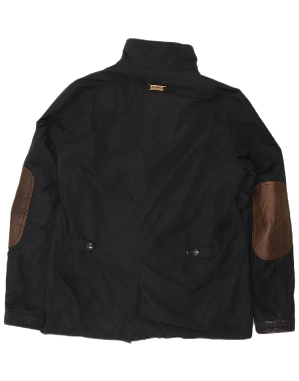 BARBOUR Mens Utility Jacket UK 40 Large Black Polyester
