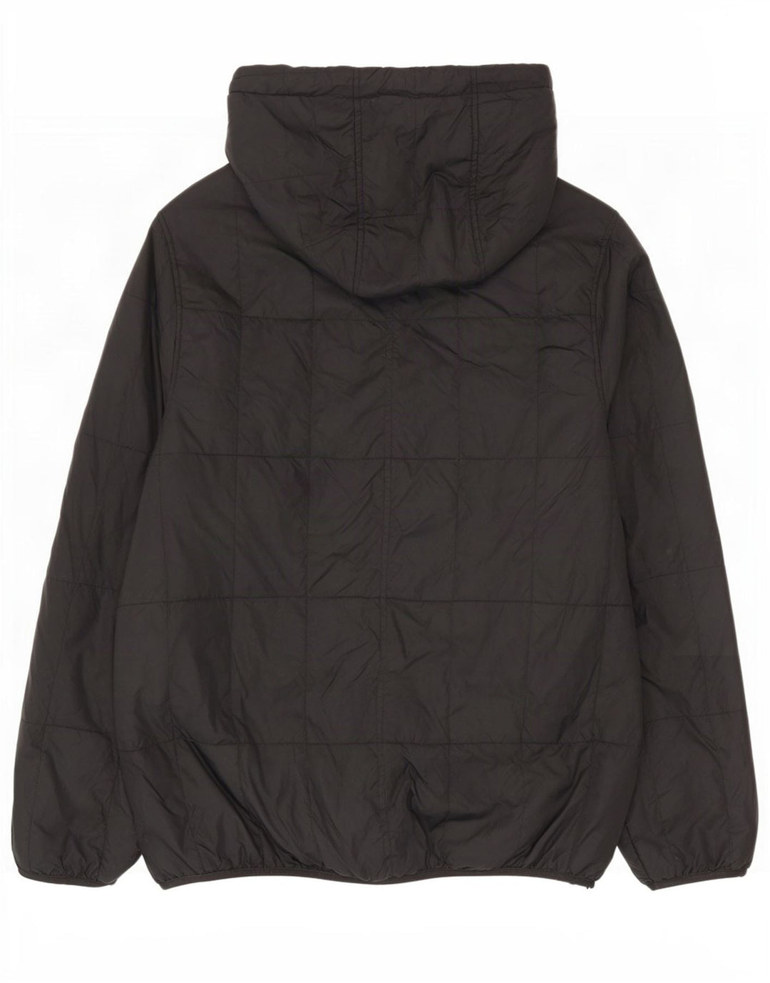 Bench Mens Hooded Padded Jacket UK 40 Large Black Polyamide