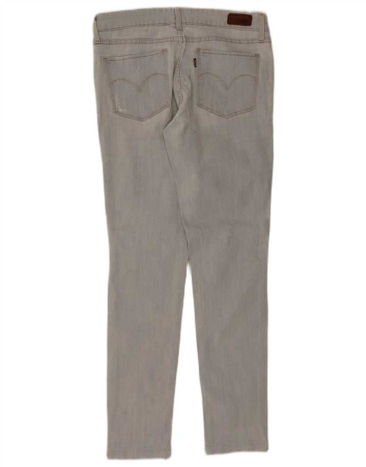 LEVI'S Womens Demi Curve Distressed Skinny Jeans W29 L29 Blue