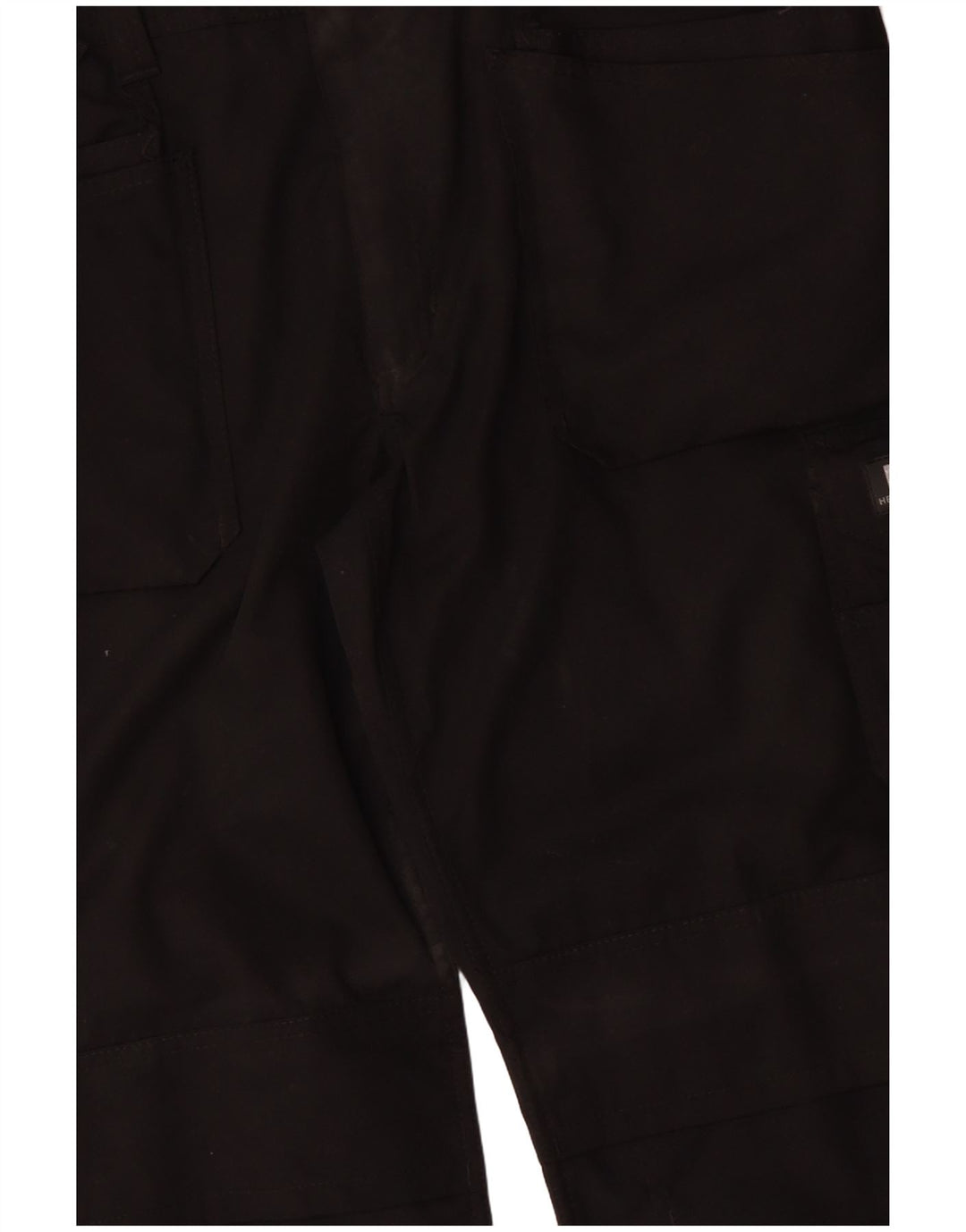 HELLY HANSEN Mens Straight Cargo Trousers W38 L33  Black Cotton