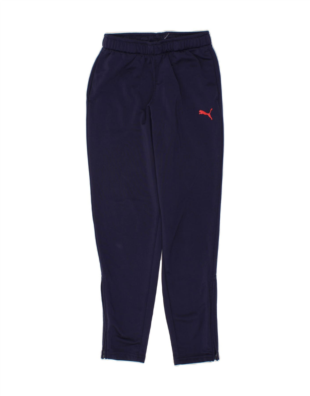 PUMA Boys Tracksuit Trousers 11-12 Years Navy Blue Polyester Vintage Puma and Second-Hand Puma from Messina Hembry 