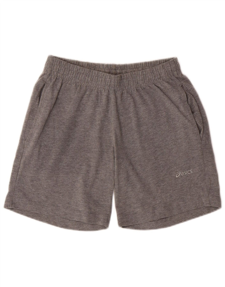 ASICS Boys Sport Shorts 9-10 Years  Grey Cotton