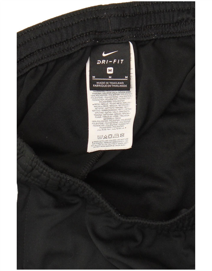 NIKE Mens Dri Fit Tracksuit Trousers Medium  Black Colourblock Polyester