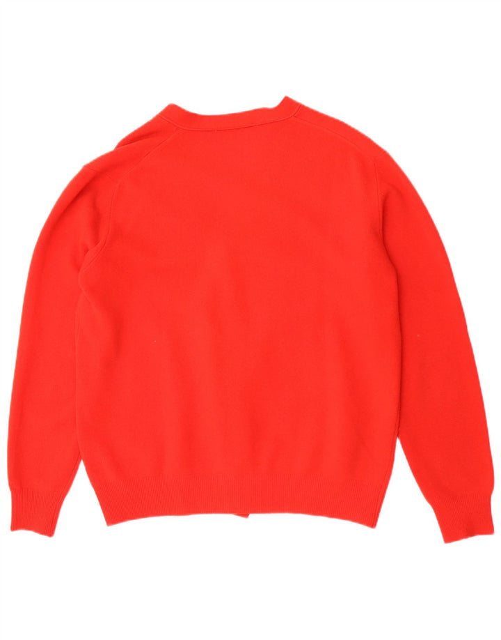 Vintage Womens Cardigan Sweater IT 54 3XL Red