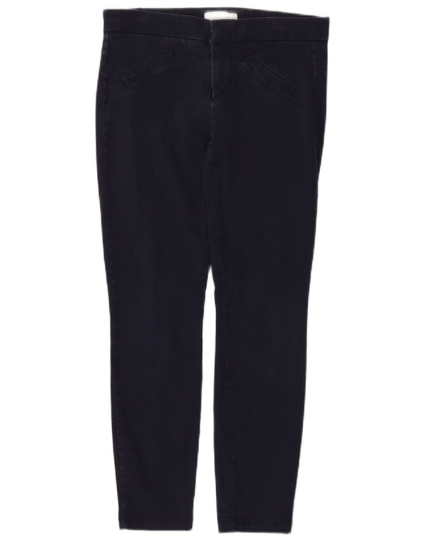 Gap Womens Skinny Casual Trousers UK 8 Small W30 L26 Navy Blue Cotton