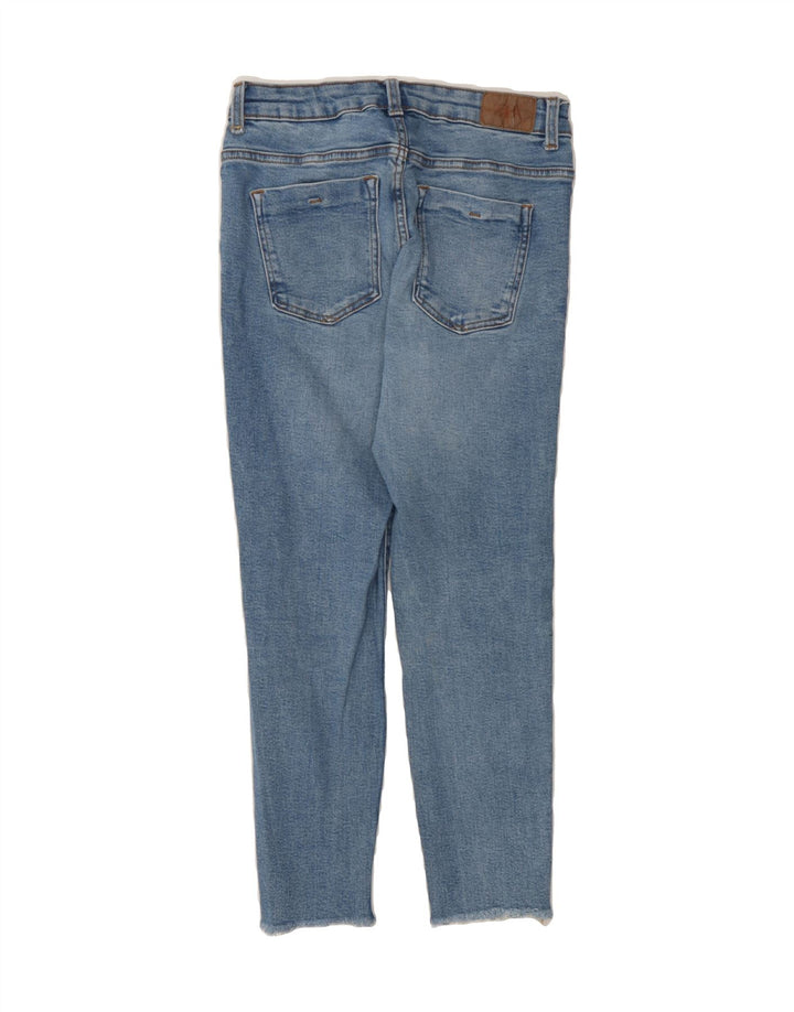 ZARA Womens Cropped Jeans EU 38 Small W28 L25 Blue Vintage Zara and Second-Hand Zara from Messina Hembry 