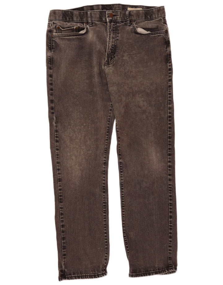 Marks & Spencer Mens Straight Jeans W38 L31 Black Cotton