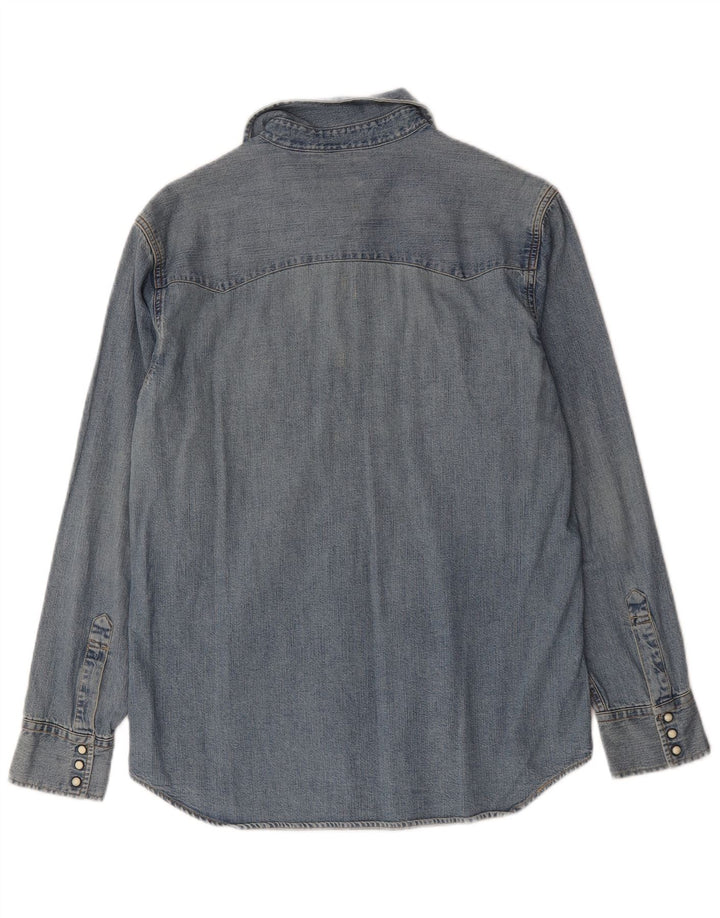 Levi's Mens Denim Shirt Small Blue Cotton