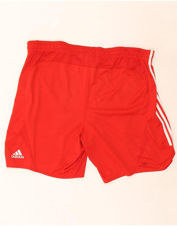 Adidas Mens Hamburg SV Sport Shorts 2XL Red Polyester