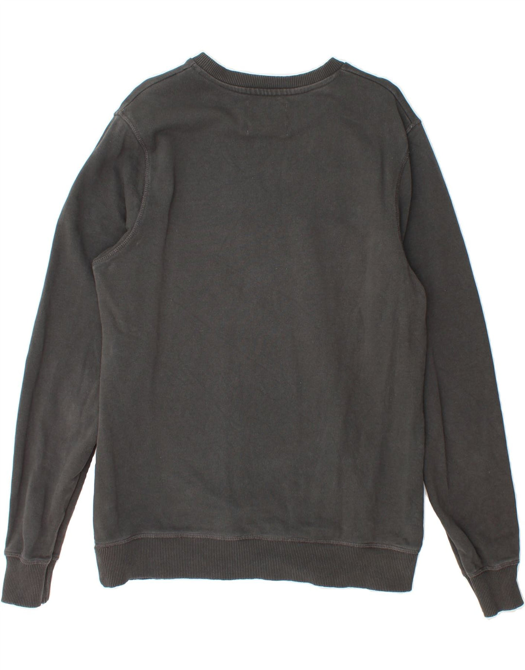 JACK & JONES Mens Graphic Sweatshirt Jumper Medium Grey Cotton Vintage Jack & Jones and Second-Hand Jack & Jones from Messina Hembry 