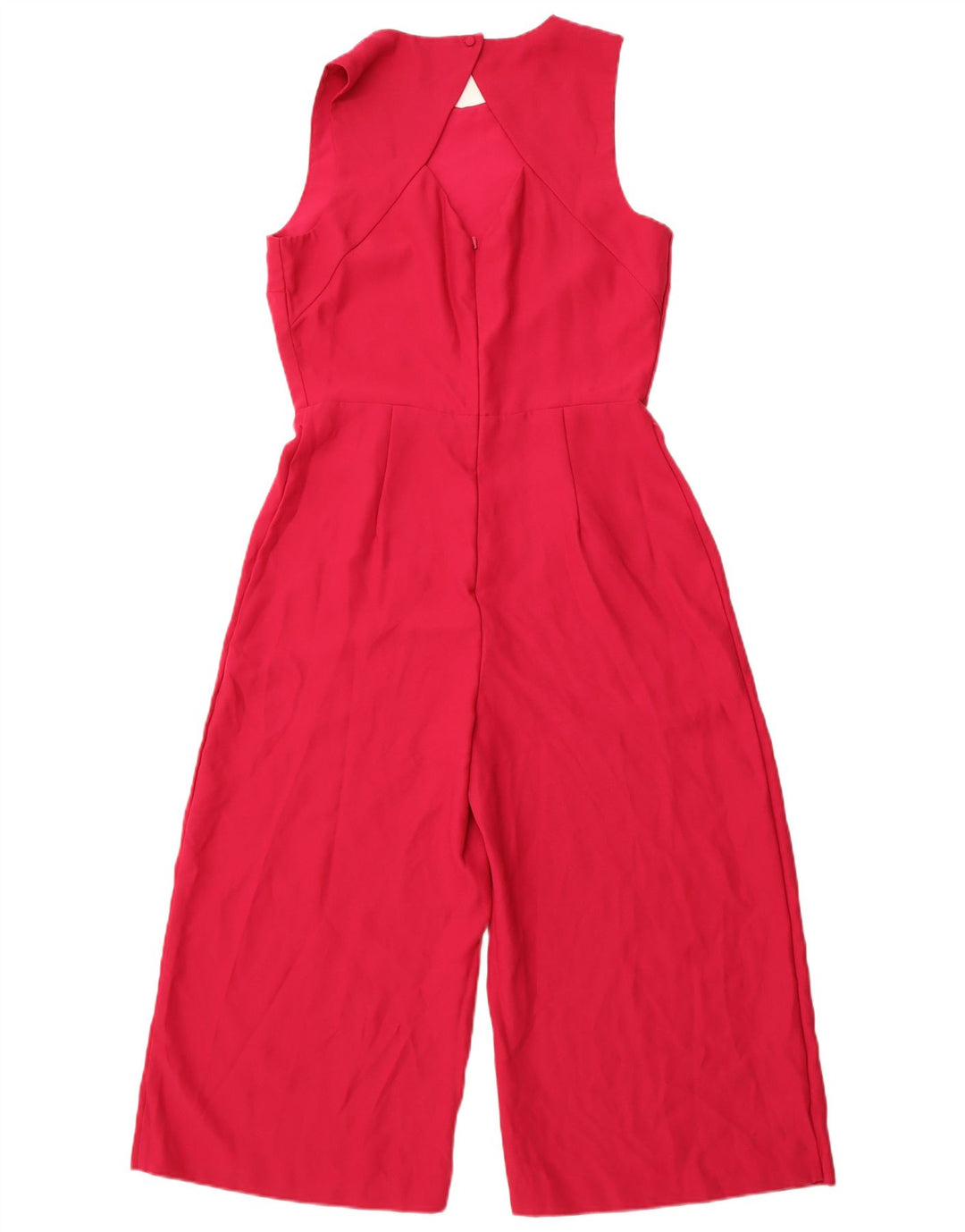 WAREHOUSE Womens Sleeveless Jumpsuit UK 14 Medium Pink Polyester