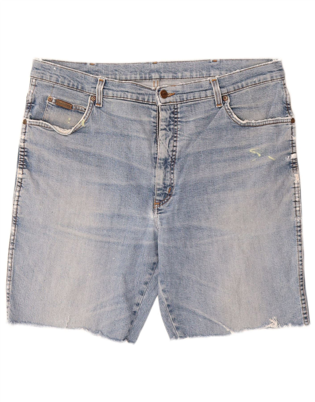 WRANGLER Mens Texas Stretch Denim Shorts W40 XL Blue Cotton