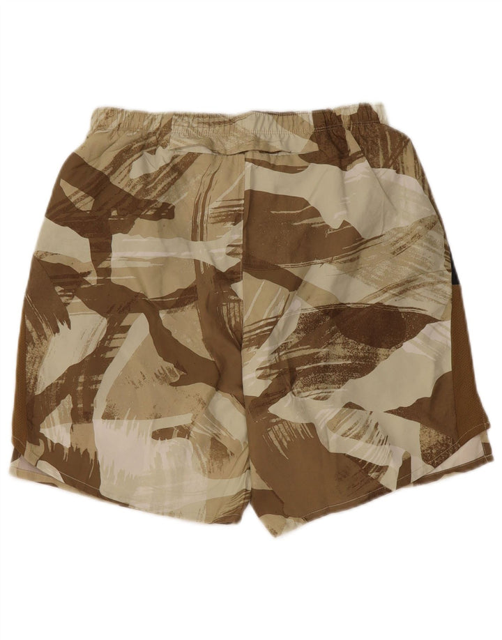 Nike Mens Dri Fit Sport Shorts Small Brown Camouflage Polyester