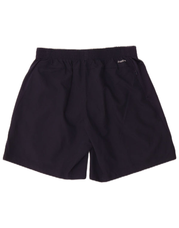 Adidas Mens Aeroready Sport Shorts Medium Navy Blue Polyester
