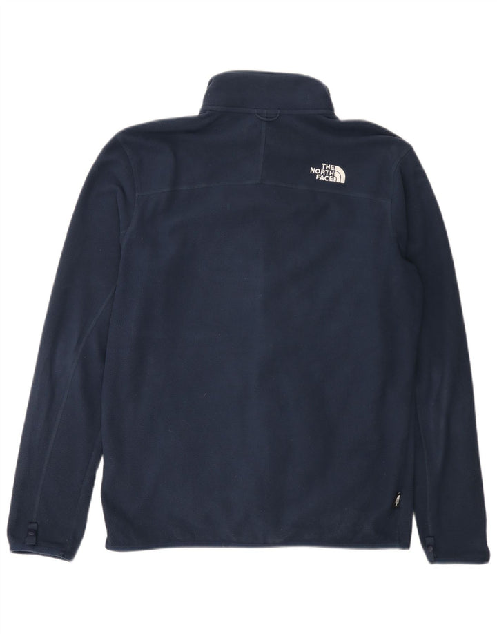 THE NORTH FACE Mens Fleece Jacket UK 38 Medium Navy Blue Polyester
