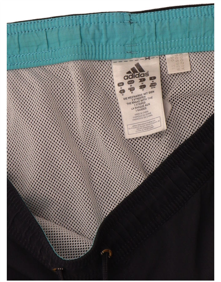 Adidas Mens Sport Shorts Medium Navy Blue Colourblock Polyamide