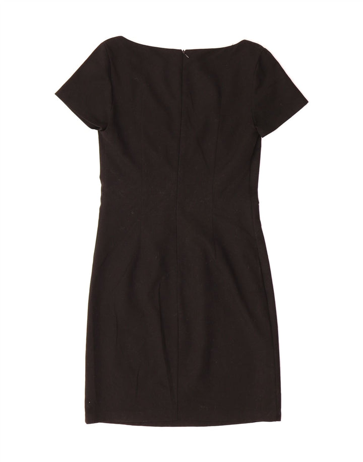 BENETTON Womens Sheath Dress UK 4 XS Black Polyester Vintage Benetton and Second-Hand Benetton from Messina Hembry 