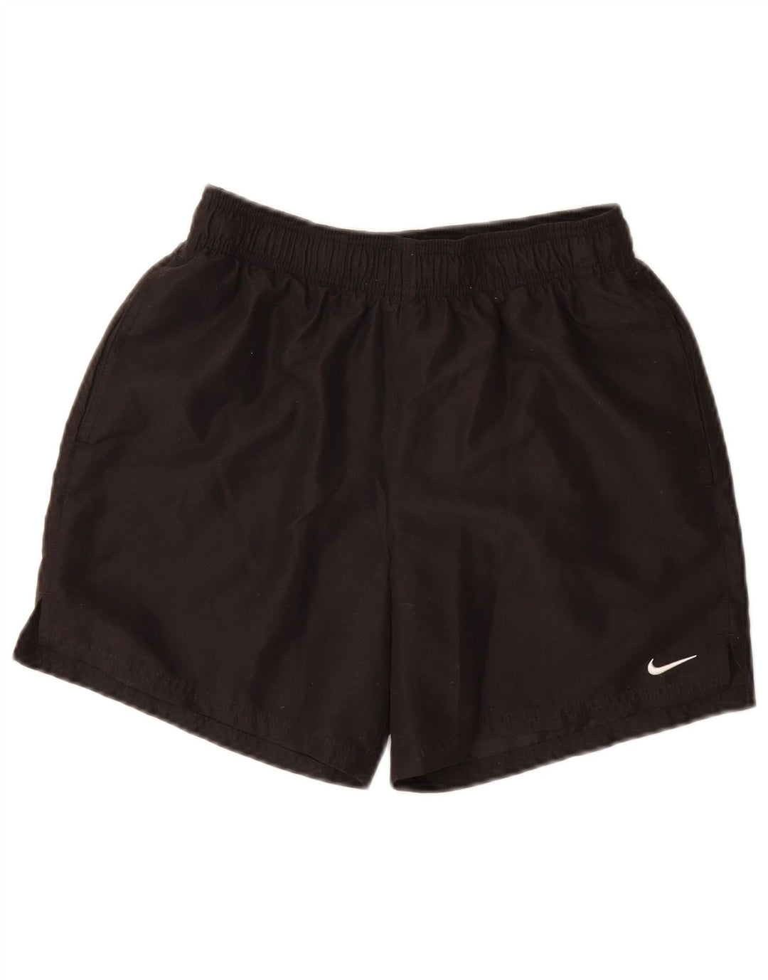 NIKE Womens Sport Shorts UK 10 Small Black Polyester