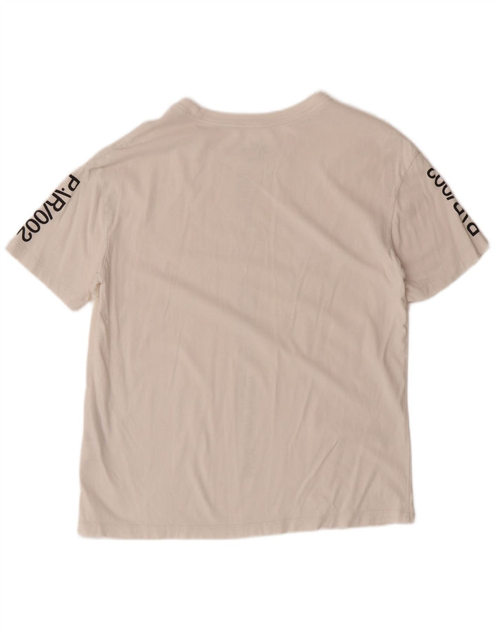 NIKE Mens Graphic T-Shirt Top Small White Cotton
