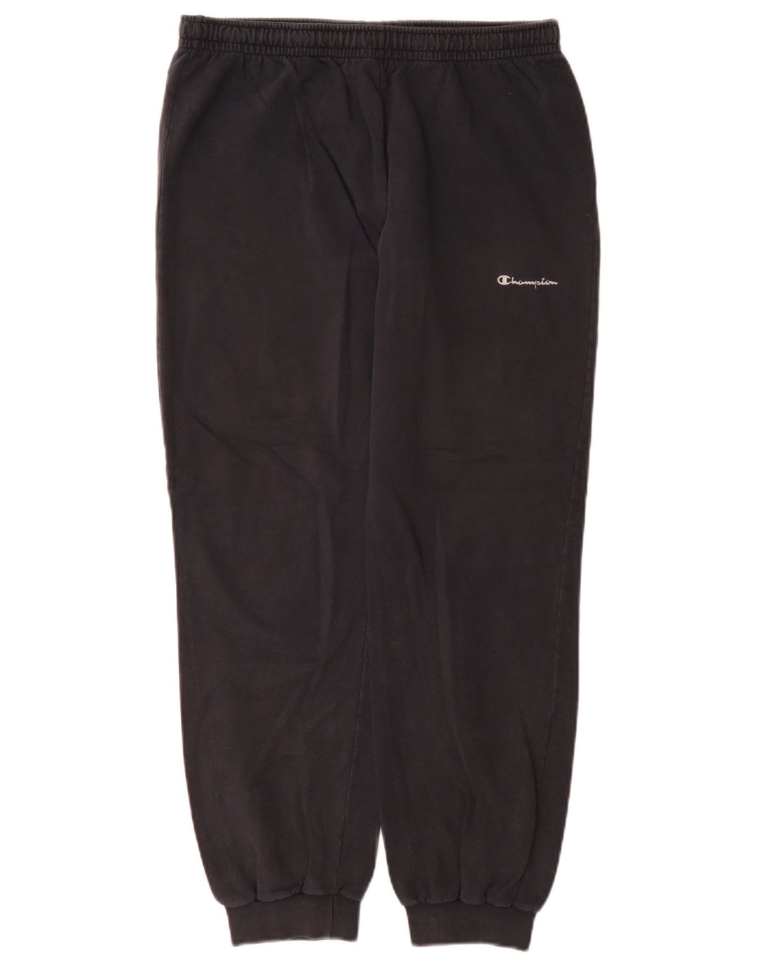 Champion Mens Tracksuit Trousers Joggers Medium Black Cotton