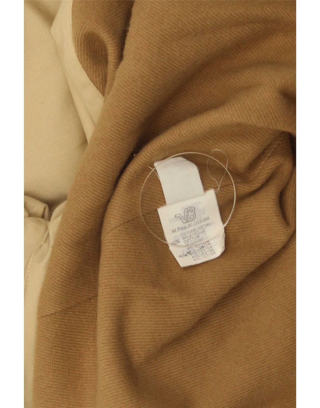 ELENA MIRO Womens Oversized Overcoat UK 16 Large Beige Cotton