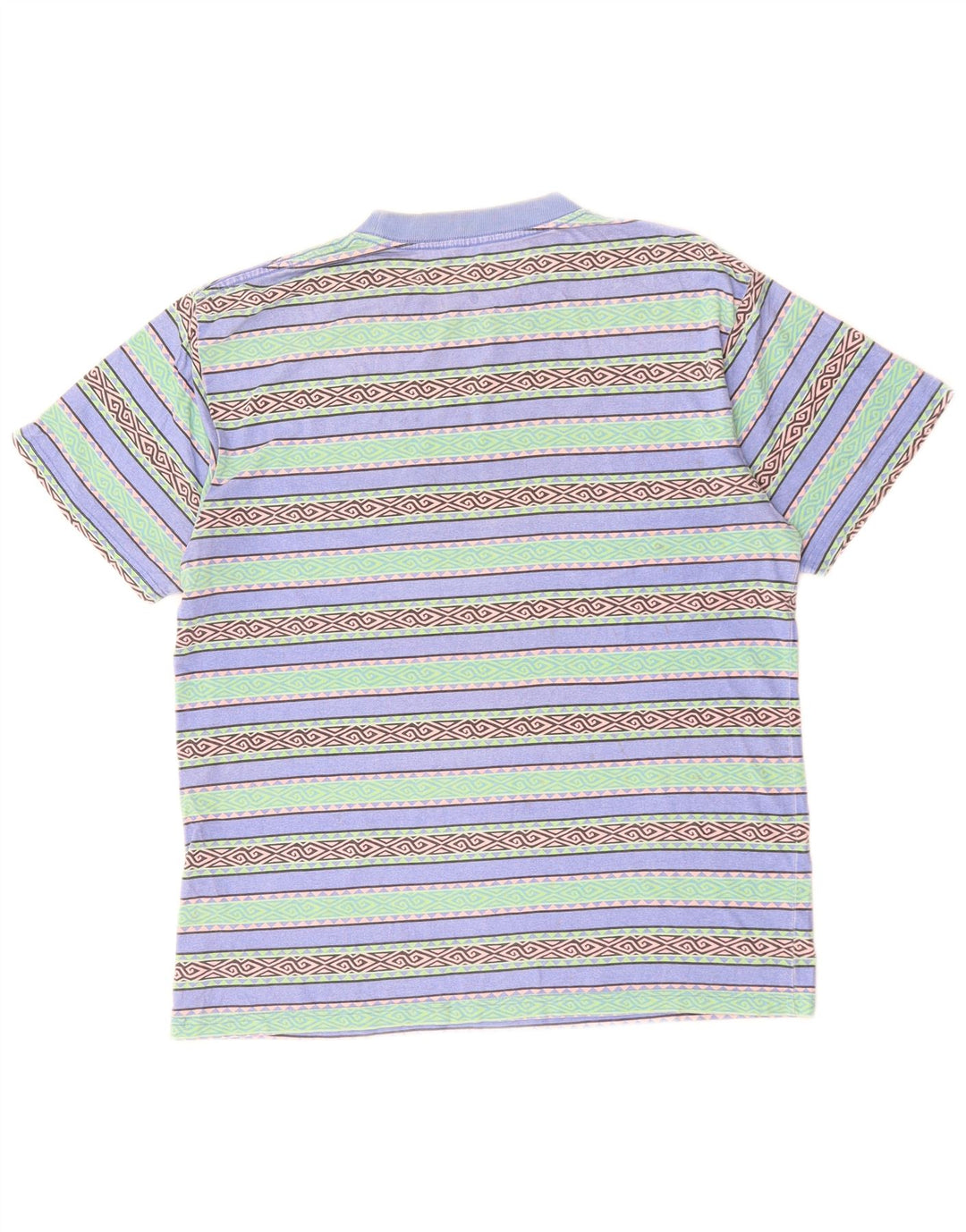 RIP CURL Mens Relaxed Fit T-Shirt Top XS Multicoloured Geometric Cotton
