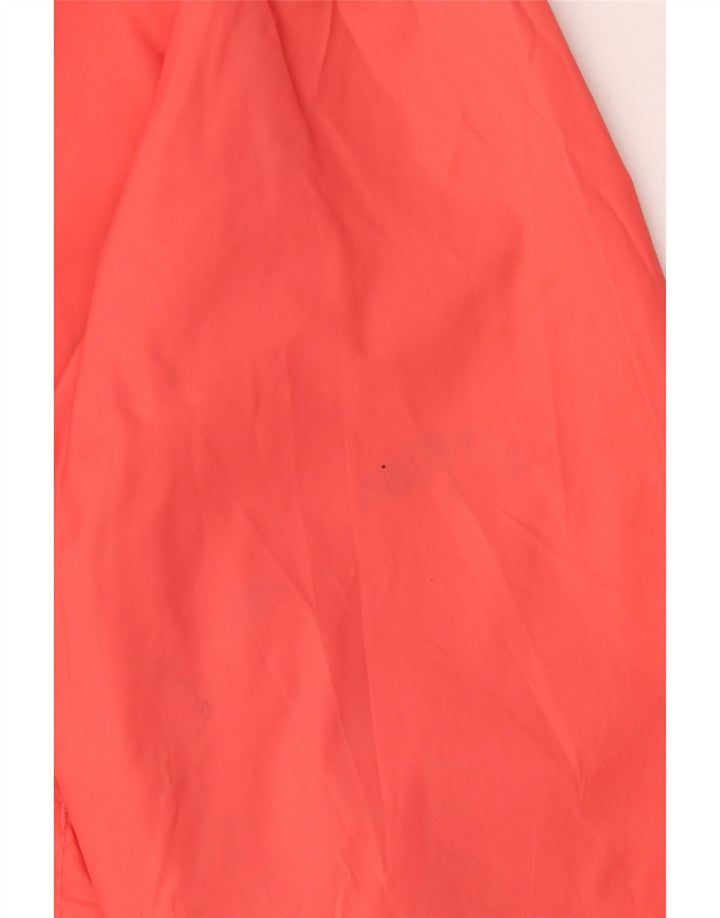 COLUMBIA Womens Hooded Rain Jacket UK 14 Medium Pink Nylon Vintage Columbia and Second-Hand Columbia from Messina Hembry 