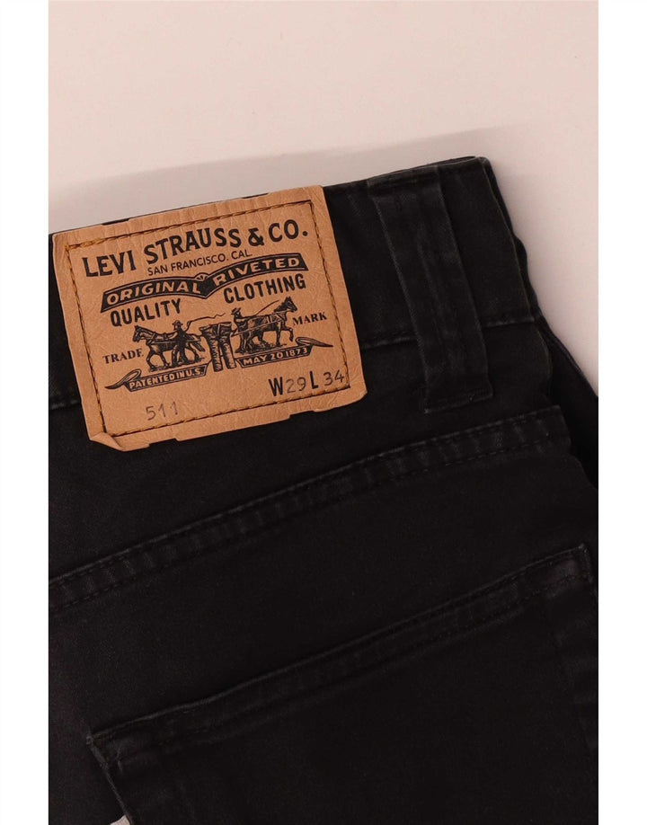 Levi's Mens 511 Slim Casual Trousers W29 L26 Black