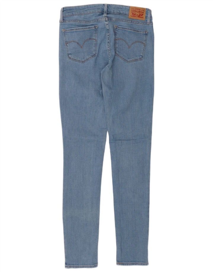 LEVI'S Womens 711 Skinny Jeans W26 L30 Blue Cotton