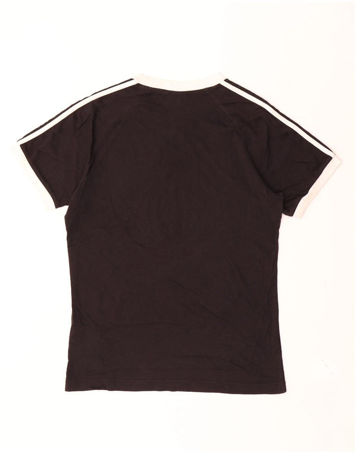 ADIDAS Mens T-Shirt Top Small Black Cotton