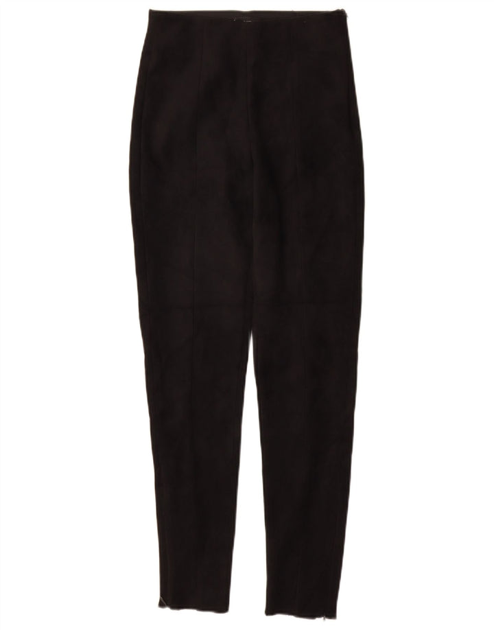 ZARA Womens Skinny Casual Trousers XS W24 L27 Black