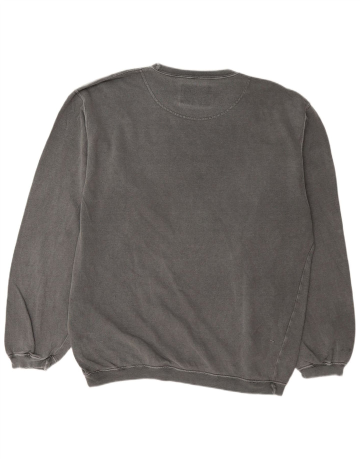 By American Mens Graphic Sweatshirt Jumper XL Grey