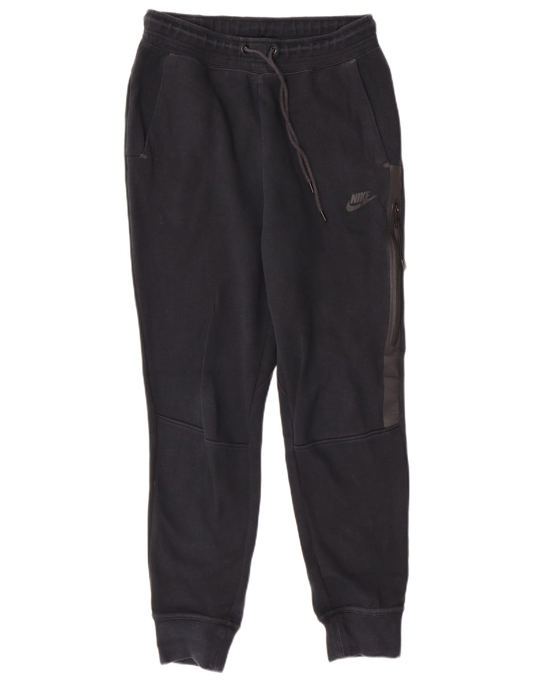 NIKE Mens Tracksuit Trousers Joggers Small  Navy Blue Cotton