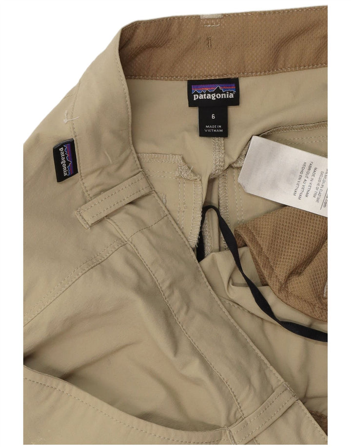PATAGONIA Womens Straight Cargo Trousers US 6 Medium W32 L32 Beige Nylon